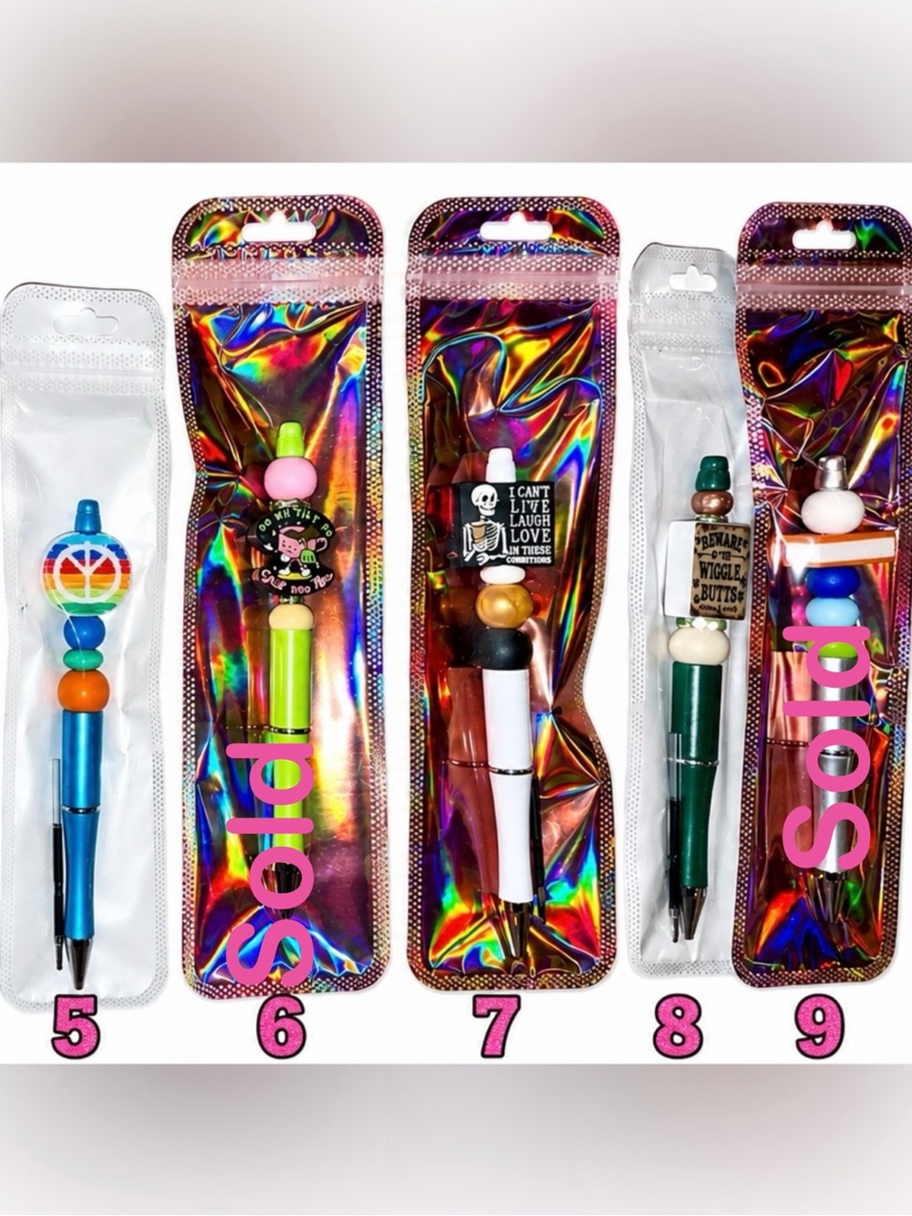 Handmade Beaded Focal Pens with Ink Refill! 🖊️ - Picture 3 of 11